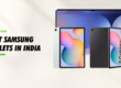 Best Samsung Tablets in India- Gadgetzview